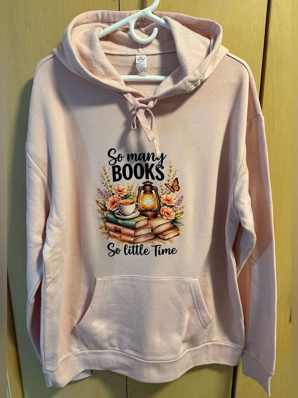 Book Lover Graphic Pullover Hoodie - NIP